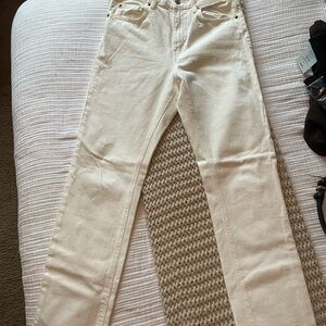 Women's white H&M jeans